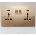 4 Gang 2 Way Wall Light Switch Socket